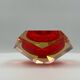 Murano 60s Sommerso Glass Vase - Mid Century Artisanal Vase Seguso Style