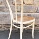 Set of 4 cream caned bistro chairs – Thonet, timeless elegance