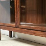 Mid-century teak and glazed display cabinet by J Nissenbaum & Son Ltd., 1970s