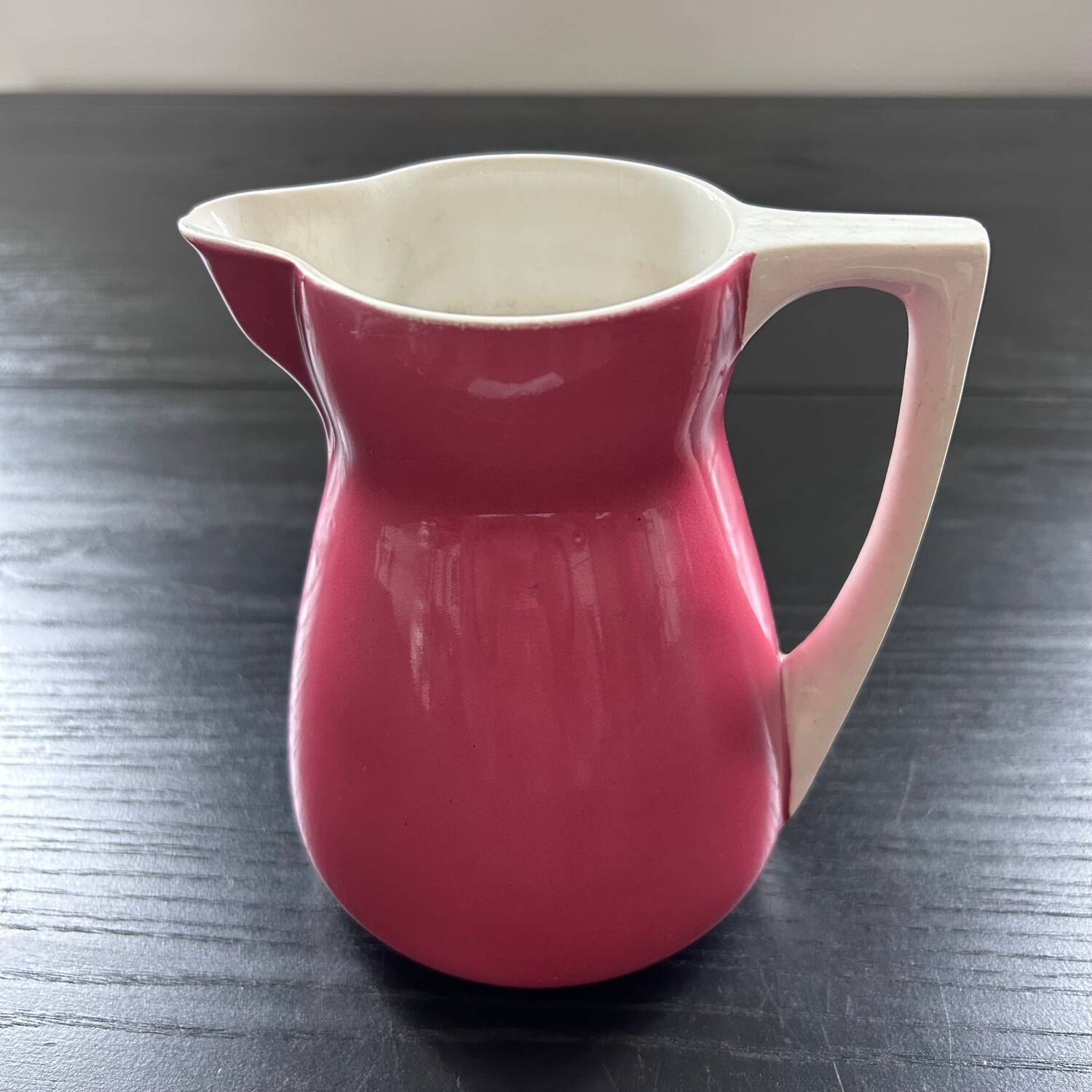 Pink Italian pitcher