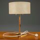 Mid-century modern Austrian brass table lamp by J.T. Kalmar, 1960s