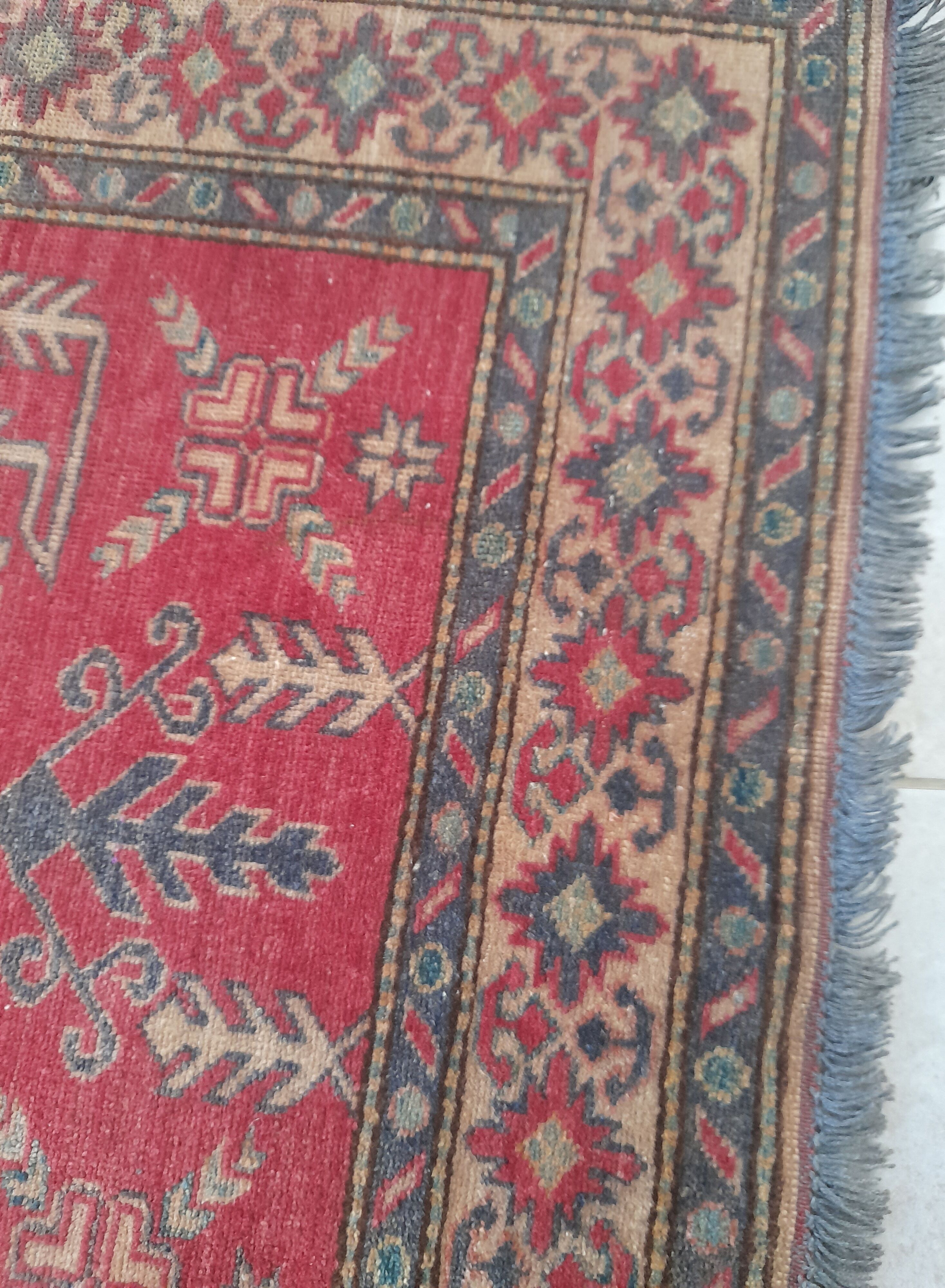 Handmade oriental carpet 110x168 cm