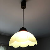 Suspension en verre vintage