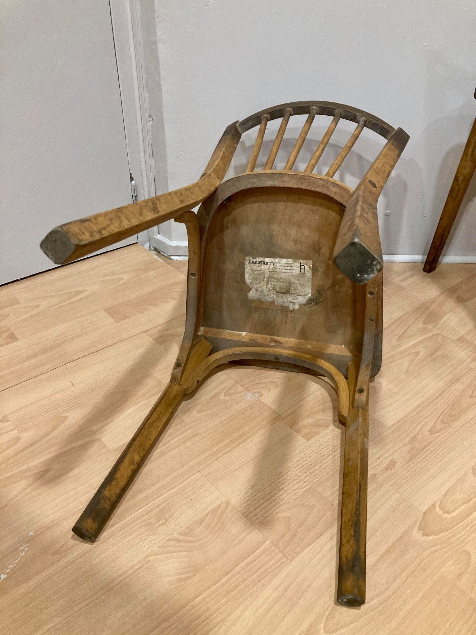 Lot of 2 Baumann chairs