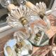 Wall lamps in Murano glass and mirrors1950