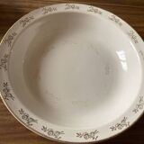 Grand plat ancien creux en porcelaine TBEG