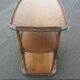 Rolling bar serving table in solid elm by Ercol, England, circa 1960