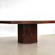 Octagonal dining ore conference table with drawers