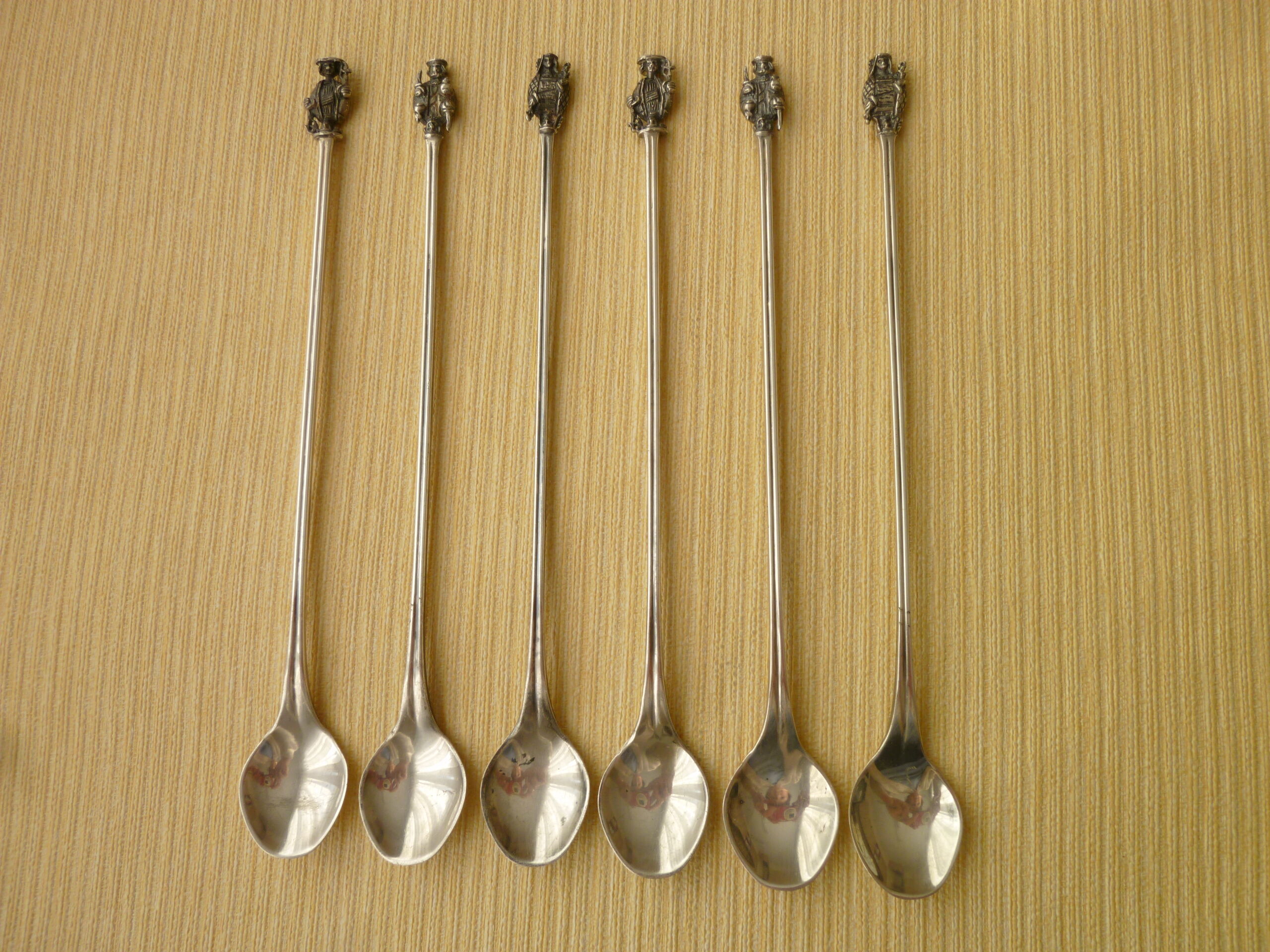 6-spoon-high epNS Silver Plated Cocktail Set