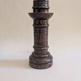 Wooden lamp base - height 30 cm