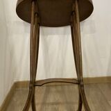 Lounge table rooster signed galle era art nouveau marquetry