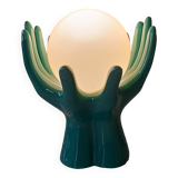 Vintage ceramic hand lamp from the 80s