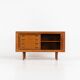 Buffet en teck Svend Dyrlund avec portes tambour