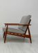 1960s vintage Danish mid-century teak armchair