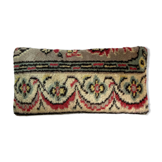 Housse de coussin vintage turque faite à la main, 30 x 60 cm