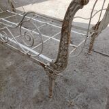 Bench bed wrought iron sofa