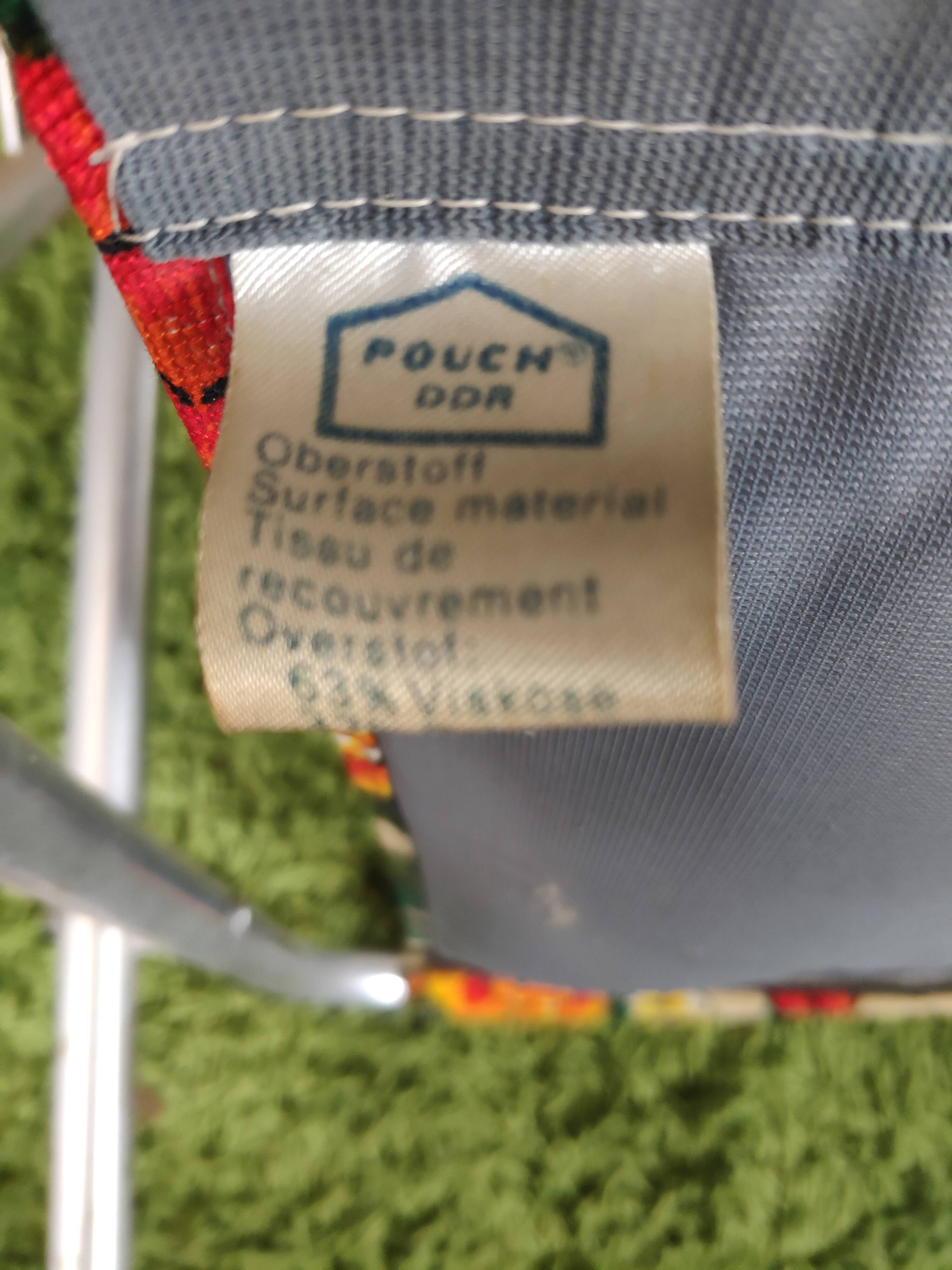Foldable chair camping vintage floral décor Pouch DDR