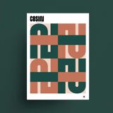 Graphic poster - Cosin Paris