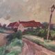 Oil on canvas, Path in the Countryside