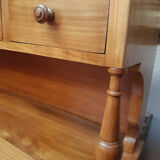 Stepped walnut desk