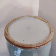 Large Chinese celadon-colored vase with animal and floral decoration, late 19th-early 20th century