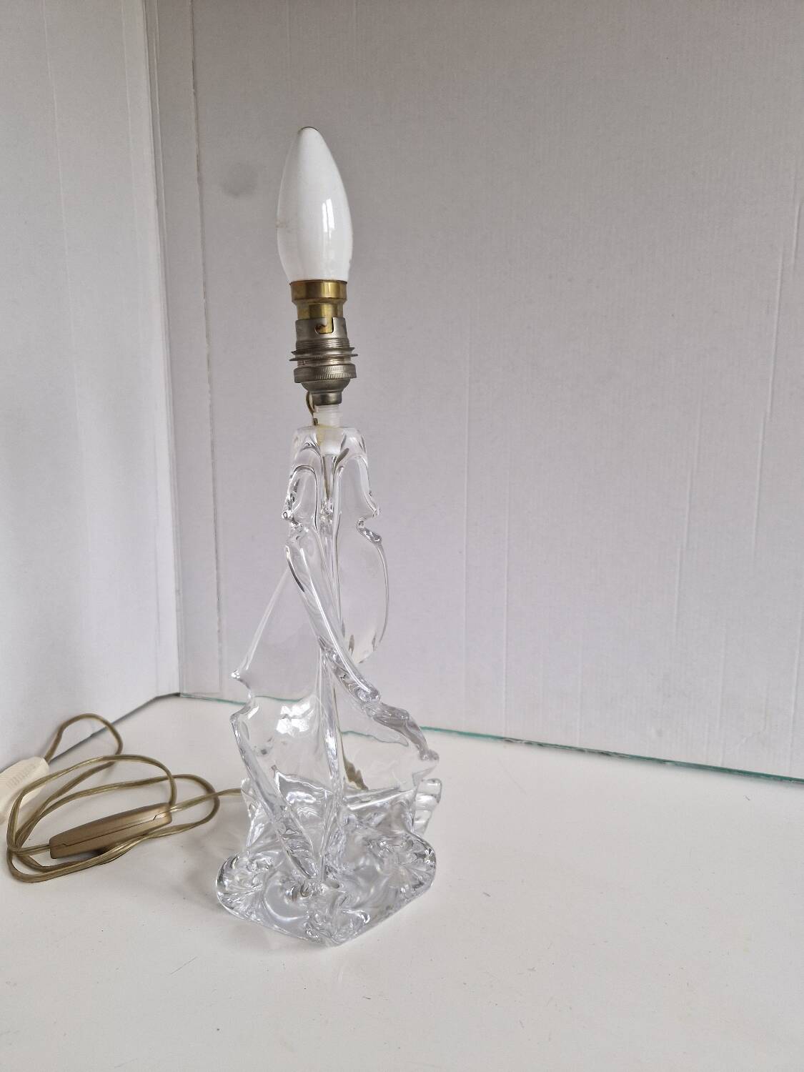 Crystal Schneider Lamp Base