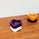 Bowl or ashtray Ulmer Welle German space age mid-century by Walter Zeischegg for Helit, set of 4