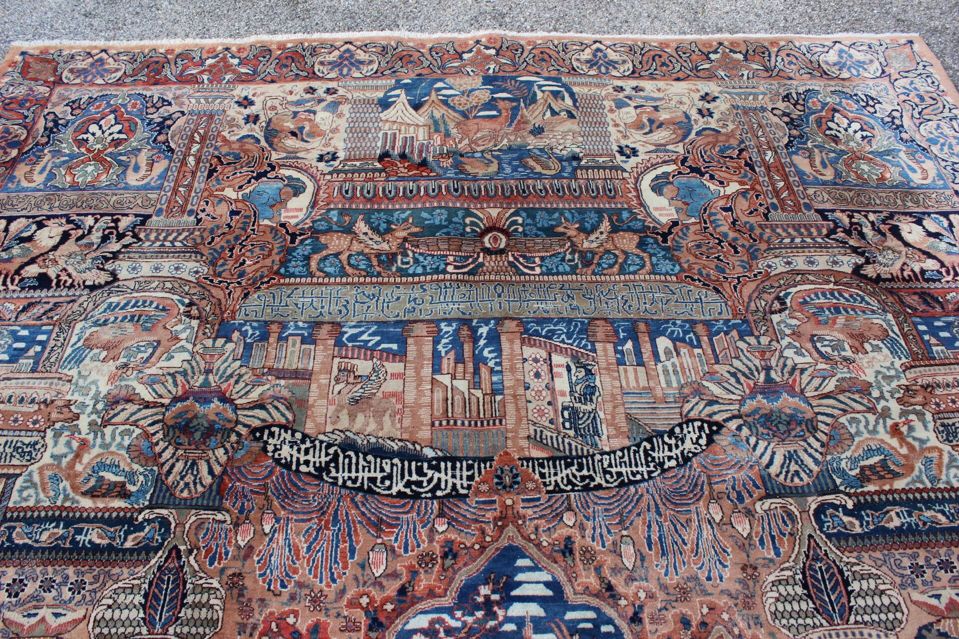 Large Kashmar wool rug, Persia circa 1950
