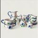 Vintage barbotine service biscuit