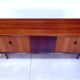 Large Italian Mid-Century Sideboard with Brass Details, 1950s