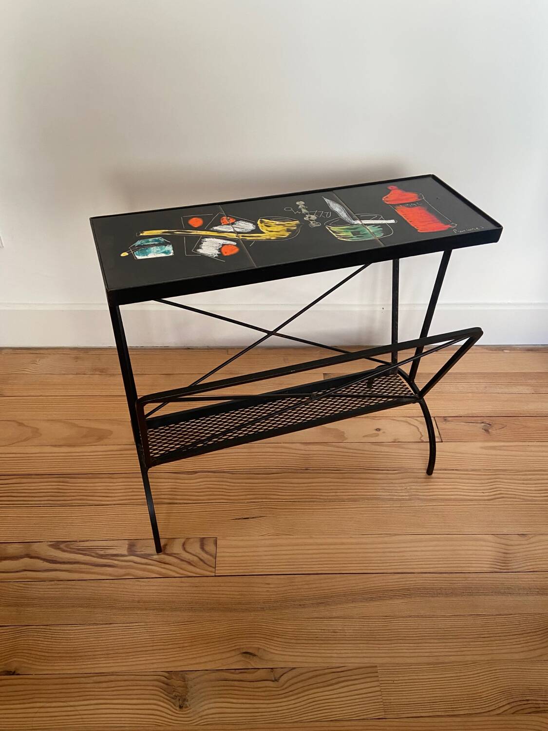 Vintage magazine rack