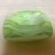 Green glass paste ashtray/trinket tray