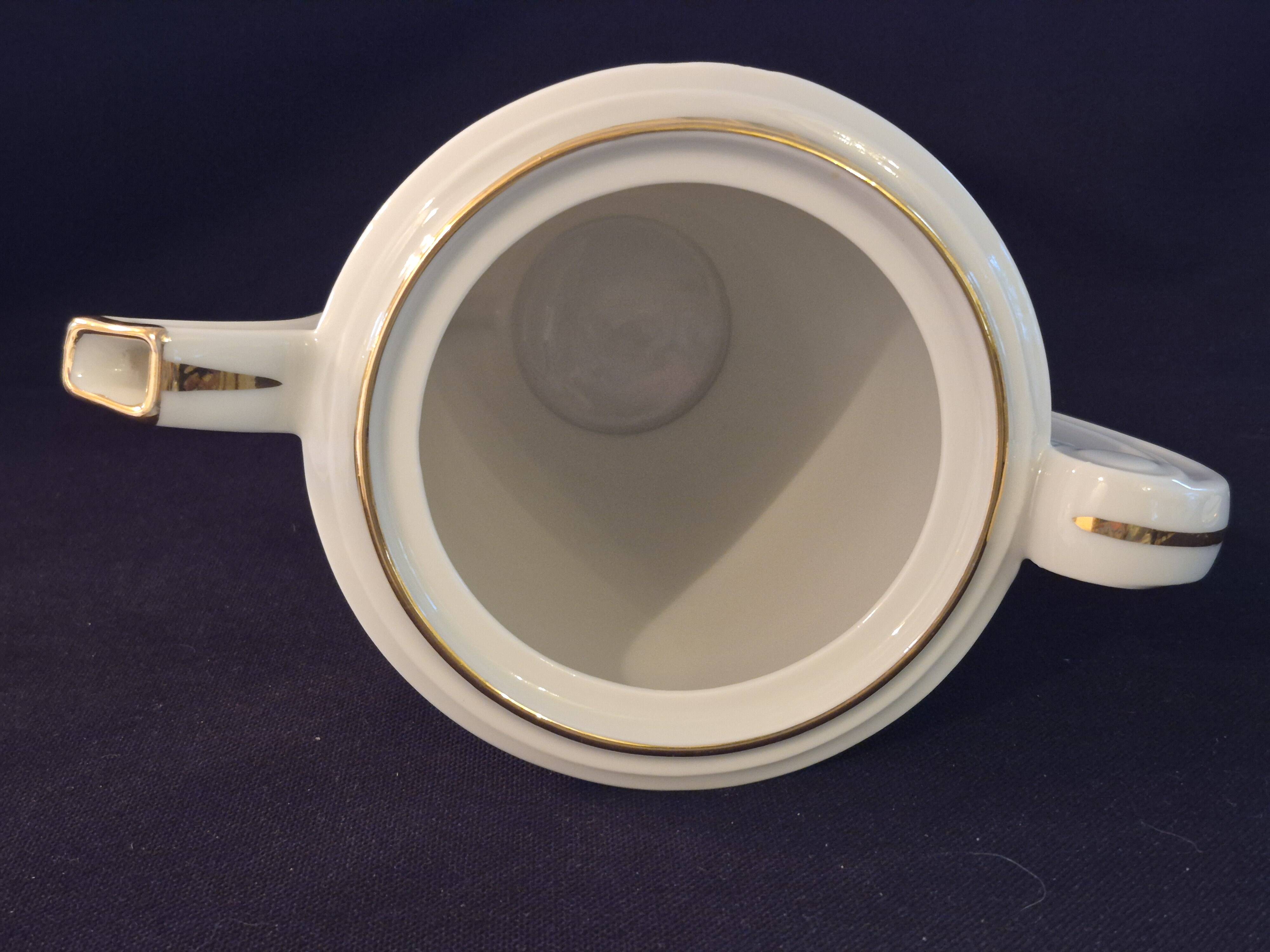 Teapot coffee pot jug Limoges Charles Ahrenfeldt A480