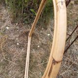 Light color bamboo mirror 85X60