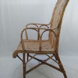 50s Wicker armchair