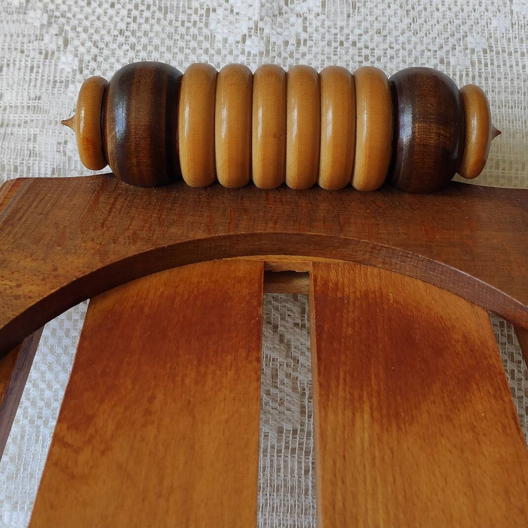 Art deco wooden tray