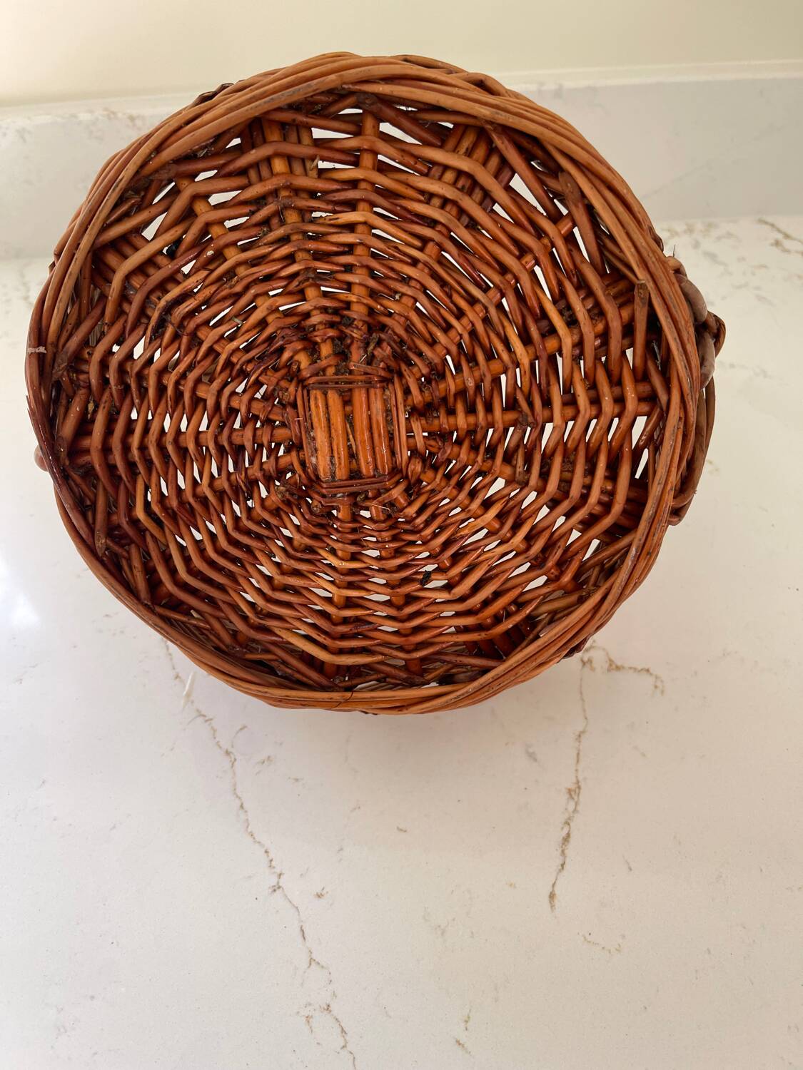 Vintage wicker basket