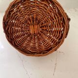 Panier en osier vintage