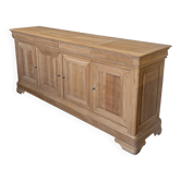 Large Louis Philippe buffet with 4 airbrushed doors
