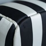 Pair of Seventies stripe armchairs