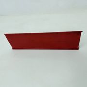 Vintage red metal wall unit book shelf , 1970s