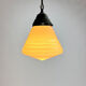 Original Philips Phililite Glass and Copper Pendant, 1930s