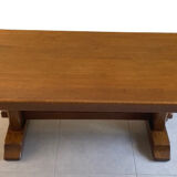 Solid oak coffee table