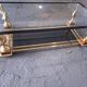 1970s Glass Coffee Table with Horse Heads