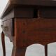 French Provincial Oak Table with Two Drawers, France, 19th Century