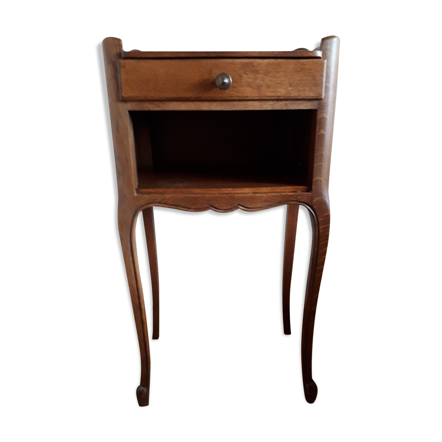 Oak bedside