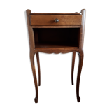 Oak bedside