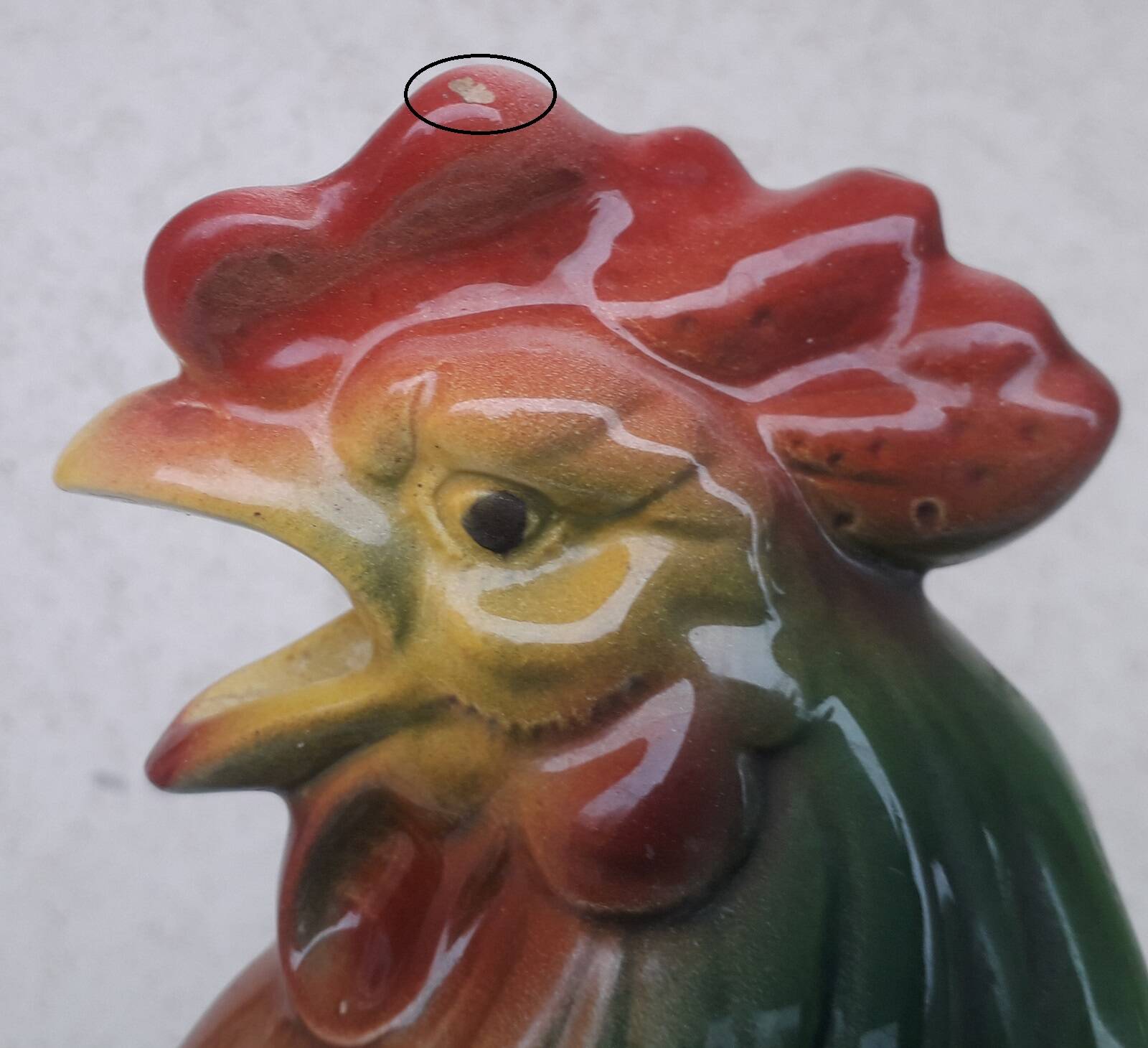 Saint Clement rooster pitcher