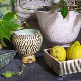 Duo of sacrificed ceramics Pottery by Pieter Groeneveldt 60s