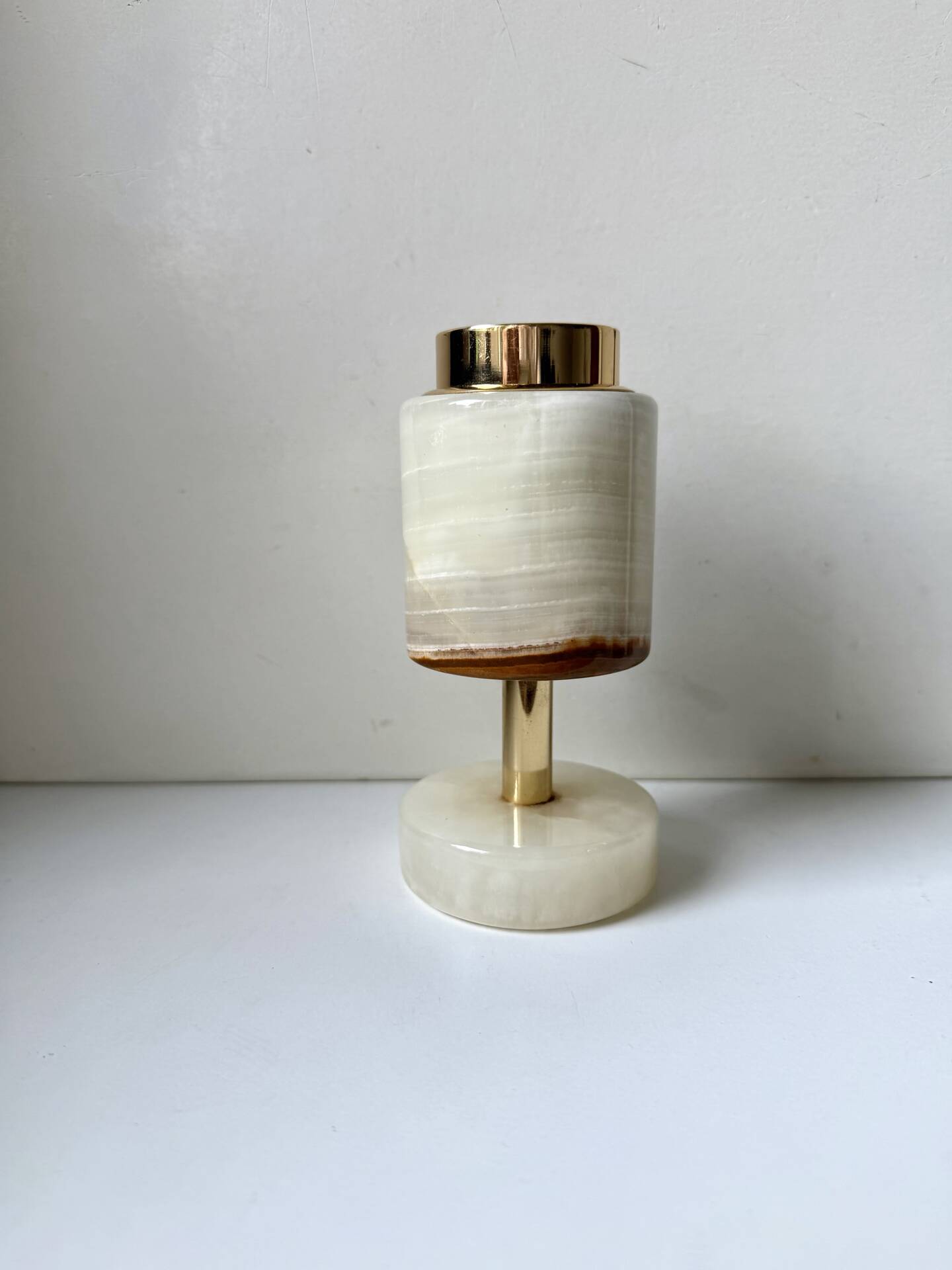 Vintage SAROME Japan Marble Onyx Table Lighter